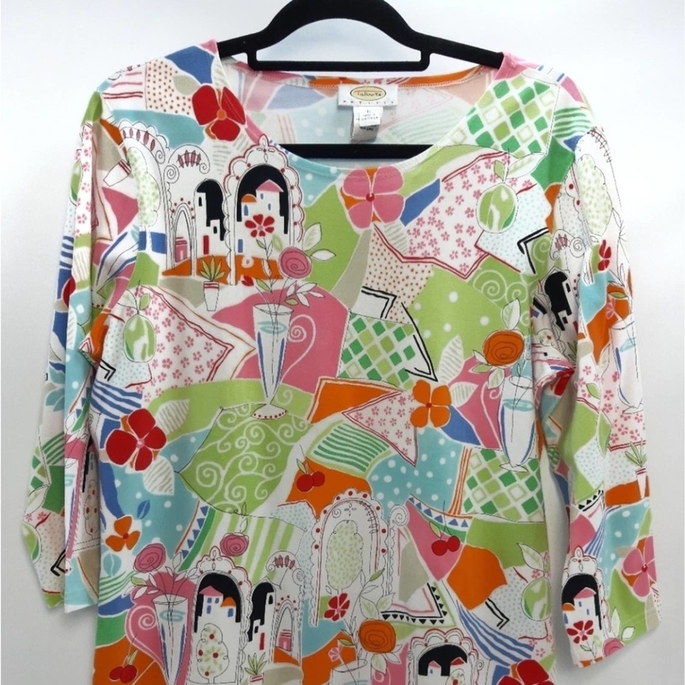 Talbots Petites Blouse- Tee L